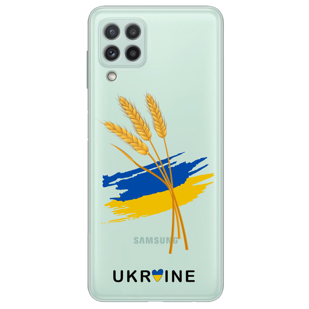 Чехол для Samsung Galaxy A22 4G прозрачный Spikelets - фото 1 - Чехлы для телефонов