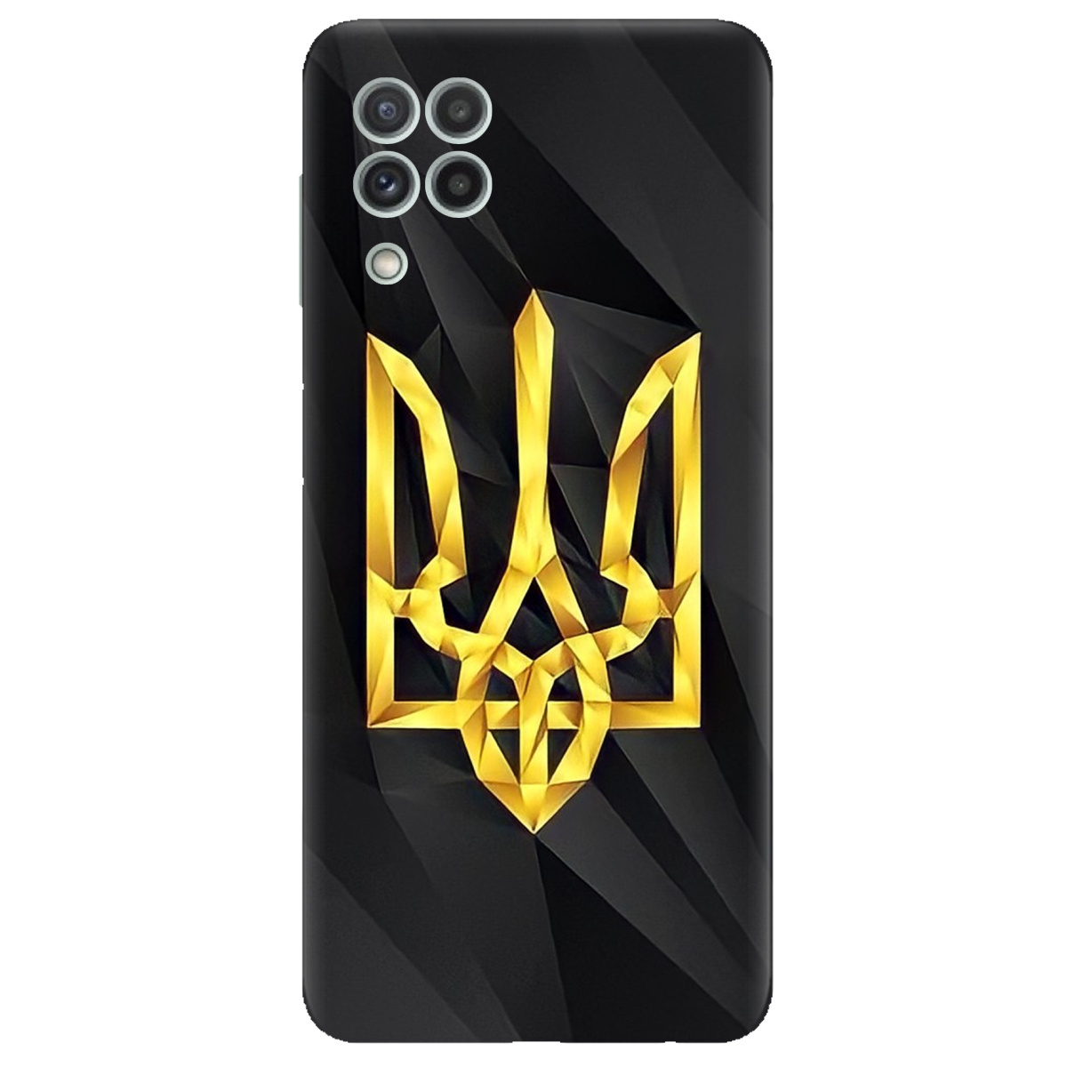 Чехол для Samsung Galaxy M22 прозрачный Символ України - фото 1 - Чехлы для телефонов
