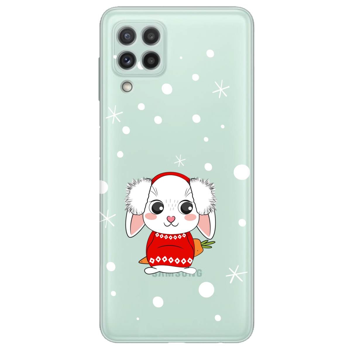 Чехол для Samsung Galaxy M22 прозрачный My bunny - фото 1 - Чехлы для телефонов