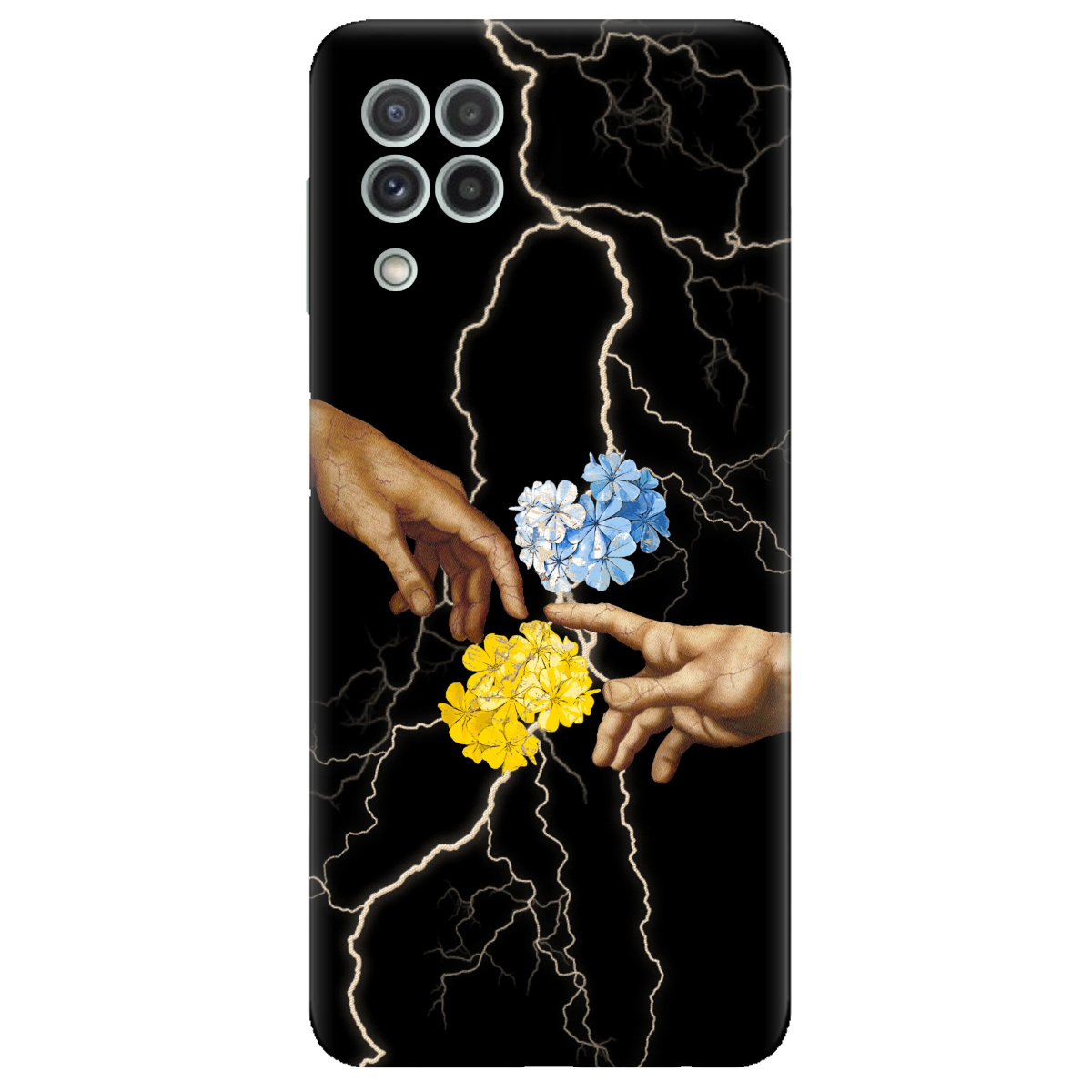 Чехол для Samsung Galaxy M22 прозрачный Душа - фото 1 - Чехлы для телефонов