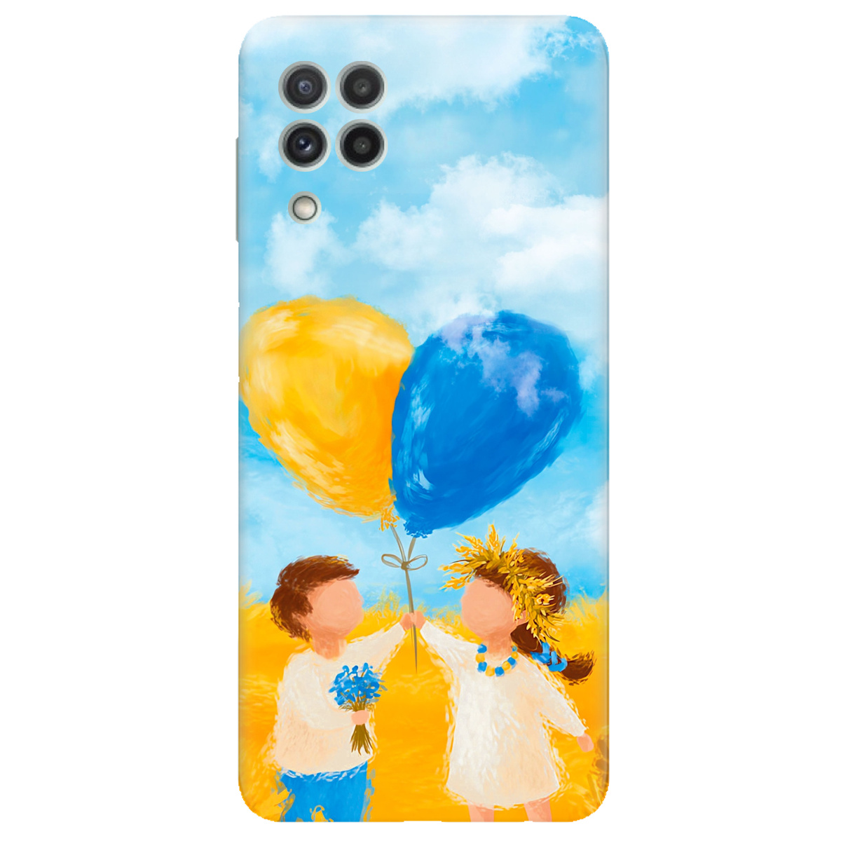 Чехол для Samsung Galaxy A22 4G прозрачный Ранкова тиша - фото 1 - Чехлы для телефонов