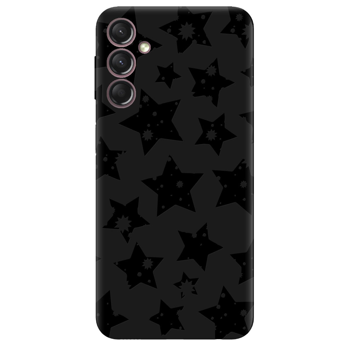 Чехол для Samsung Galaxy A05s черный матовый soft touch Black Star - фото 1 - Чехлы для телефонов