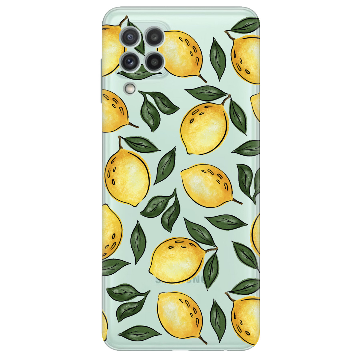 Чохол для Samsung Galaxy M22 прозорий Limoncello - фото 1 - Чохли для телефонів