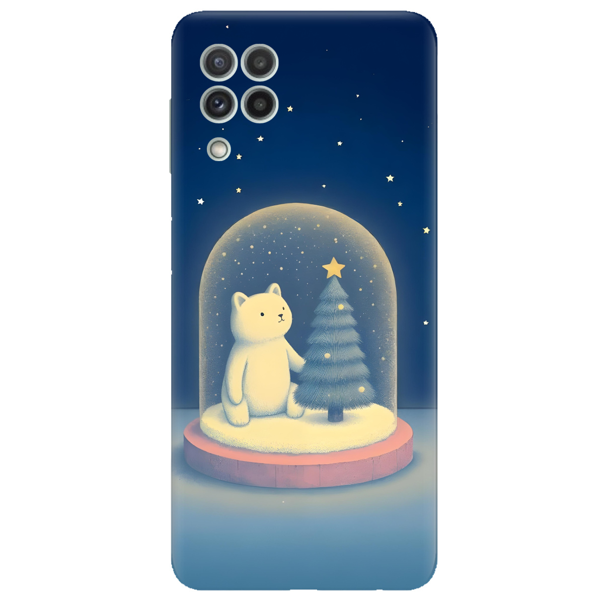 Чехол для Samsung Galaxy M32 прозрачный Cozy Winter - фото 1 - Чехлы для телефонов