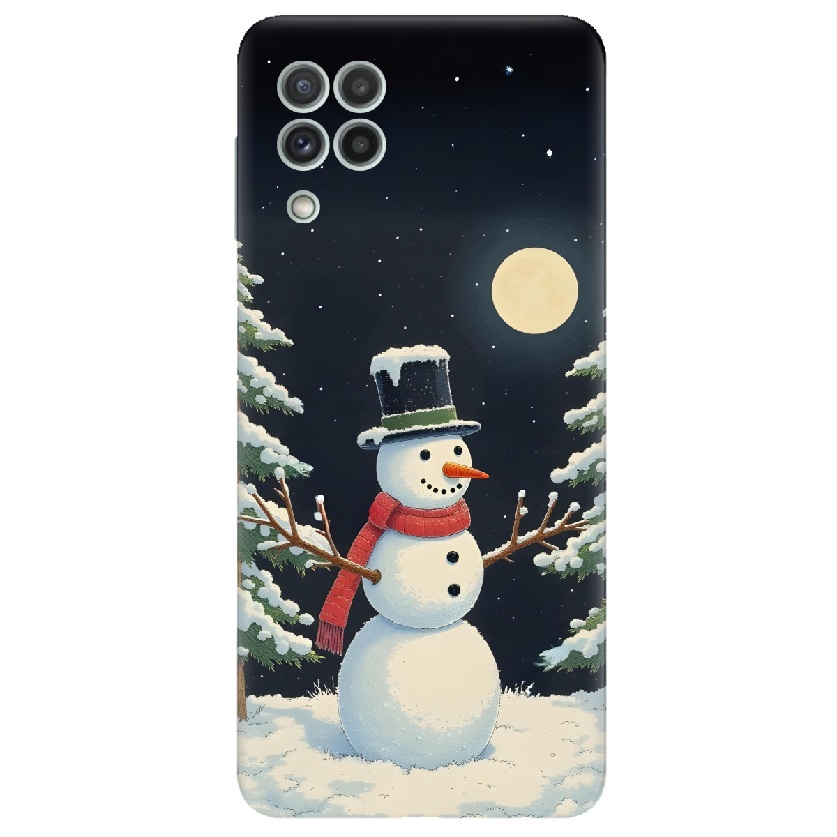 Чехол для Samsung Galaxy M22 прозрачный Magical Night - фото 1 - Чехлы для телефонов