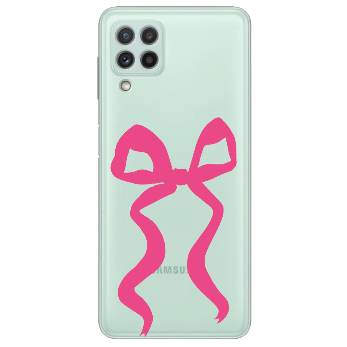 Чохол для Samsung Galaxy A22 4G прозорий Blush Knot - фото 1 - Чохли для телефонів