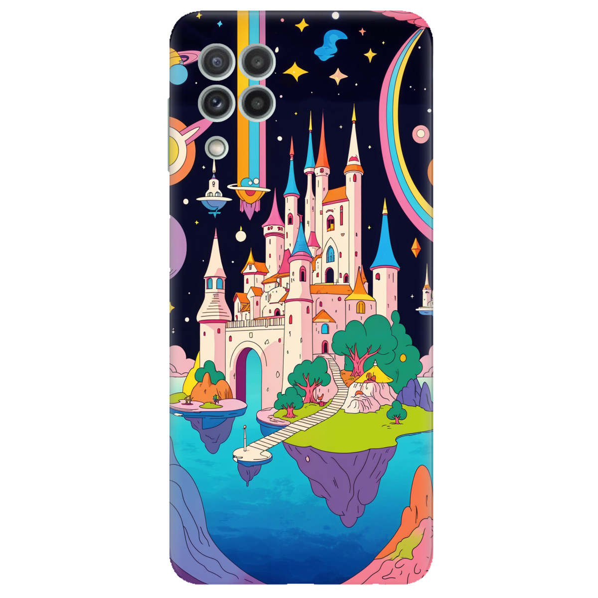 Чохол для Samsung Galaxy M22 прозорий Cosmic Fairytale - фото 1 - Чохли для телефонів
