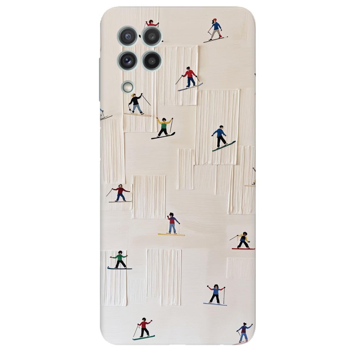 Чохол для Samsung Galaxy A22 4G прозорий Skiing Dreams - фото 1 - Чохли для телефонів