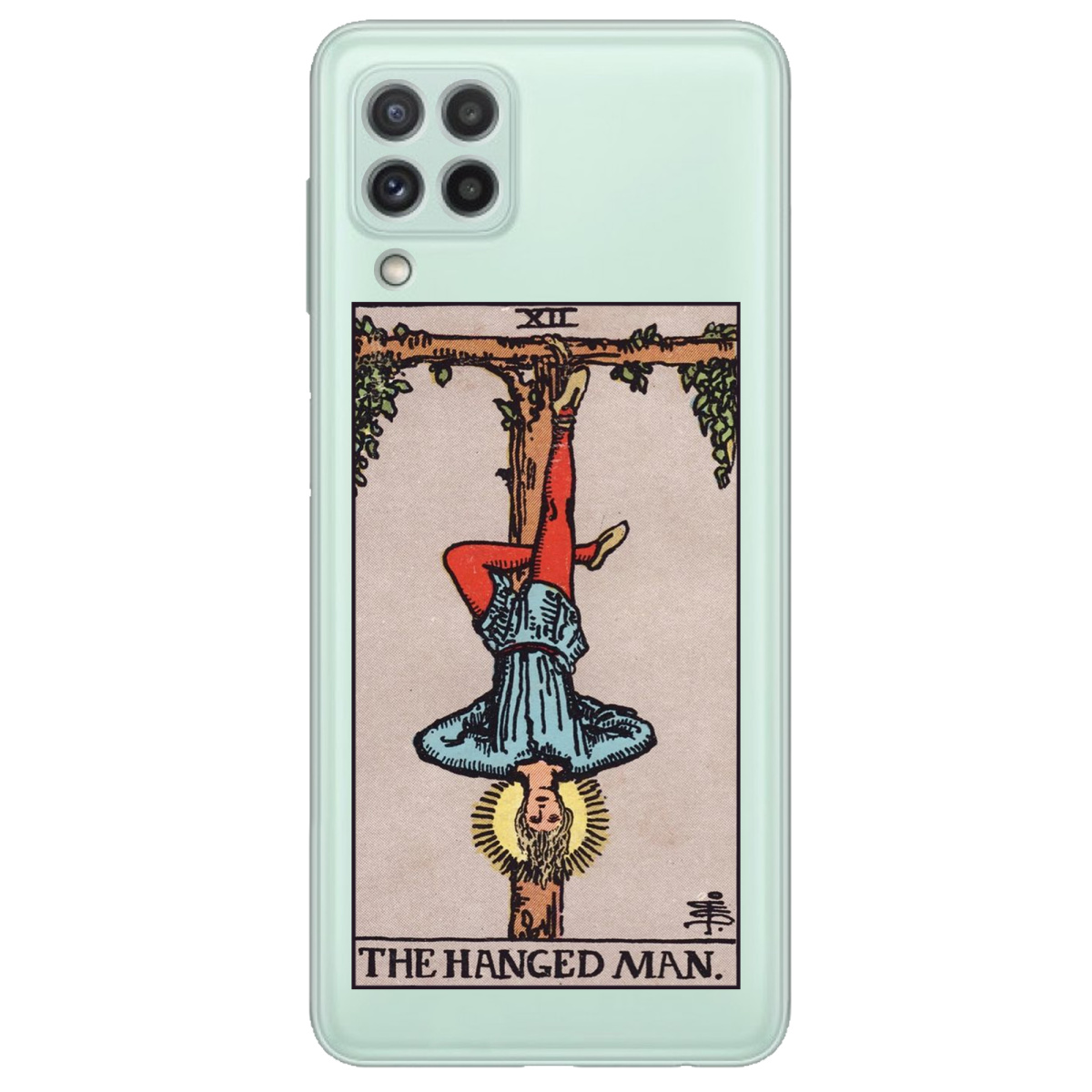 Чохол для Samsung Galaxy M22 прозорий The hanged man - фото 1 - Чохли для телефонів