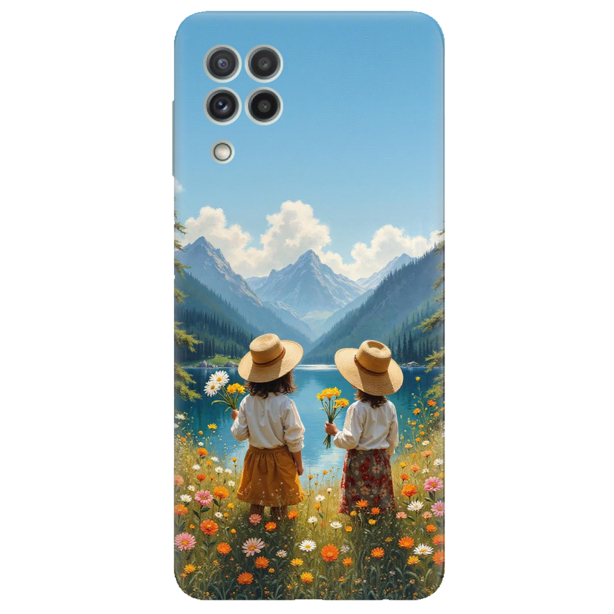 Чехол для Samsung Galaxy M22 прозрачный Сила дружби - фото 1 - Чехлы для телефонов