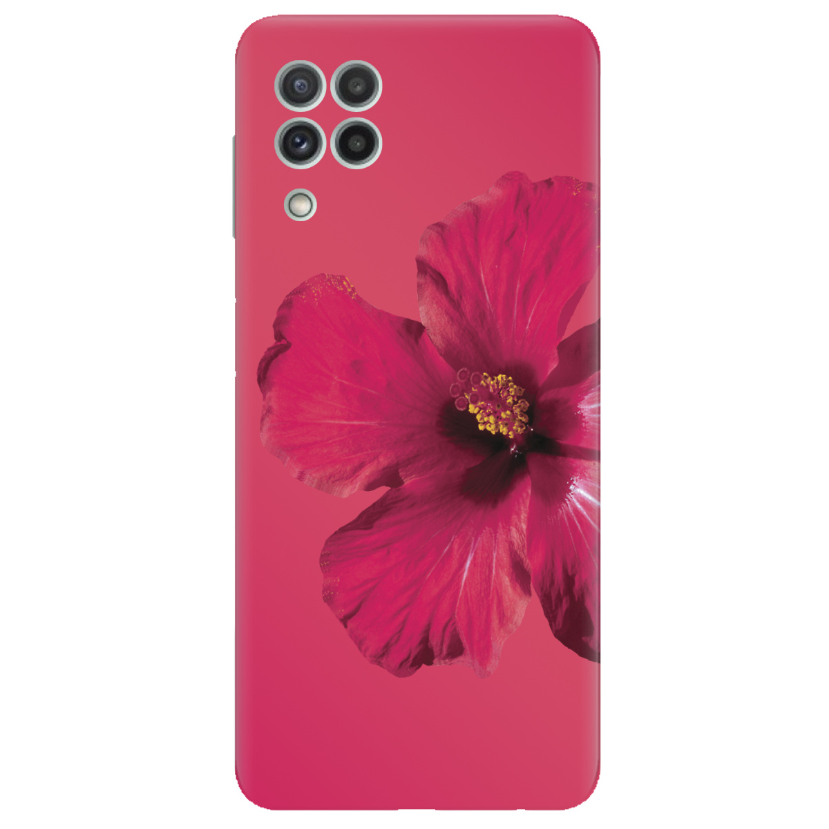 Чохол для Samsung Galaxy A22 4G прозорий Яскравий цвіт - фото 1 - Чохли для телефонів