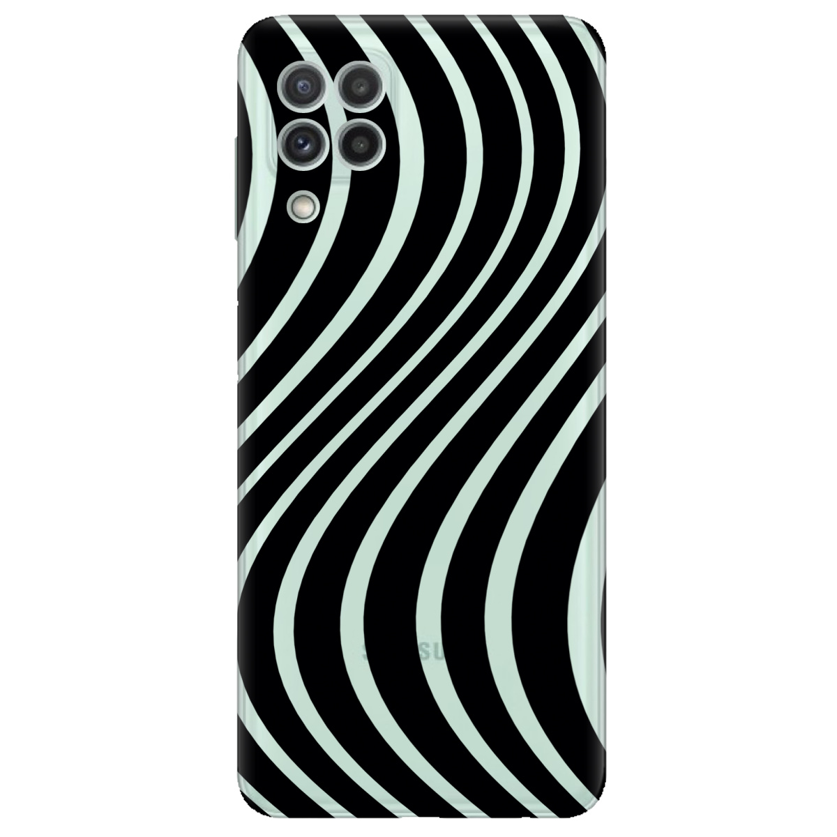 Чохол для Samsung Galaxy M22 прозорий Вихор енергії - фото 1 - Чохли для телефонів