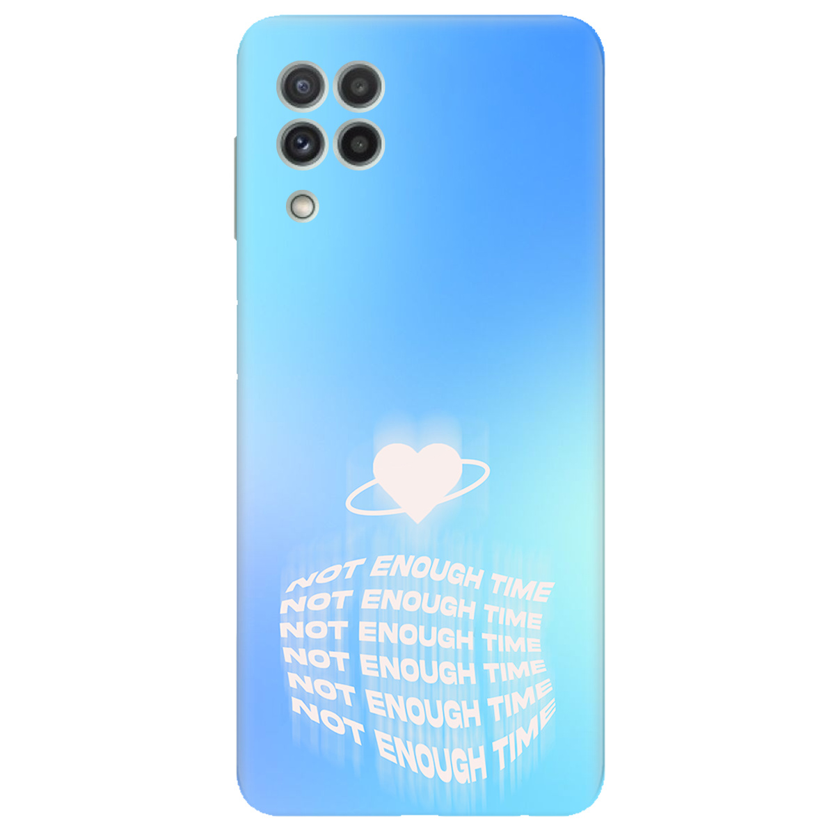 Чохол для Samsung Galaxy M32 прозорий Часу обмаль - фото 1 - Чохли для телефонів