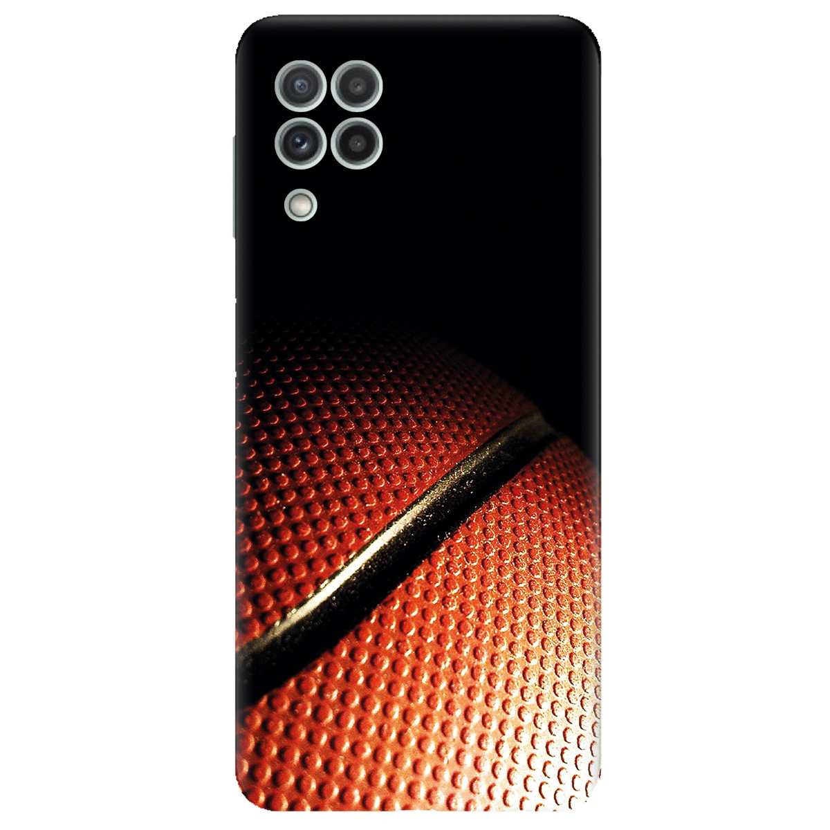 Чохол для Samsung Galaxy M22 прозорий М’яч у грі - фото 1 - Чохли для телефонів