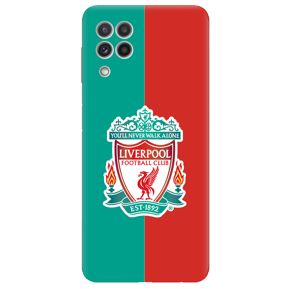 Чохол для Samsung Galaxy M22 прозорий Liverpool - фото 1 - Чохли для телефонів