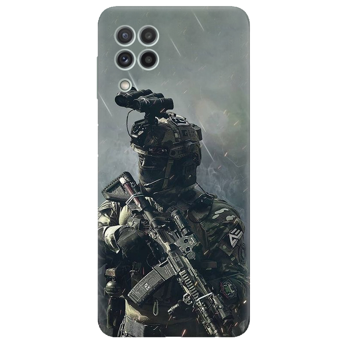 Чехол для Samsung Galaxy M22 прозрачный Нескорені - фото 1 - Чехлы для телефонов