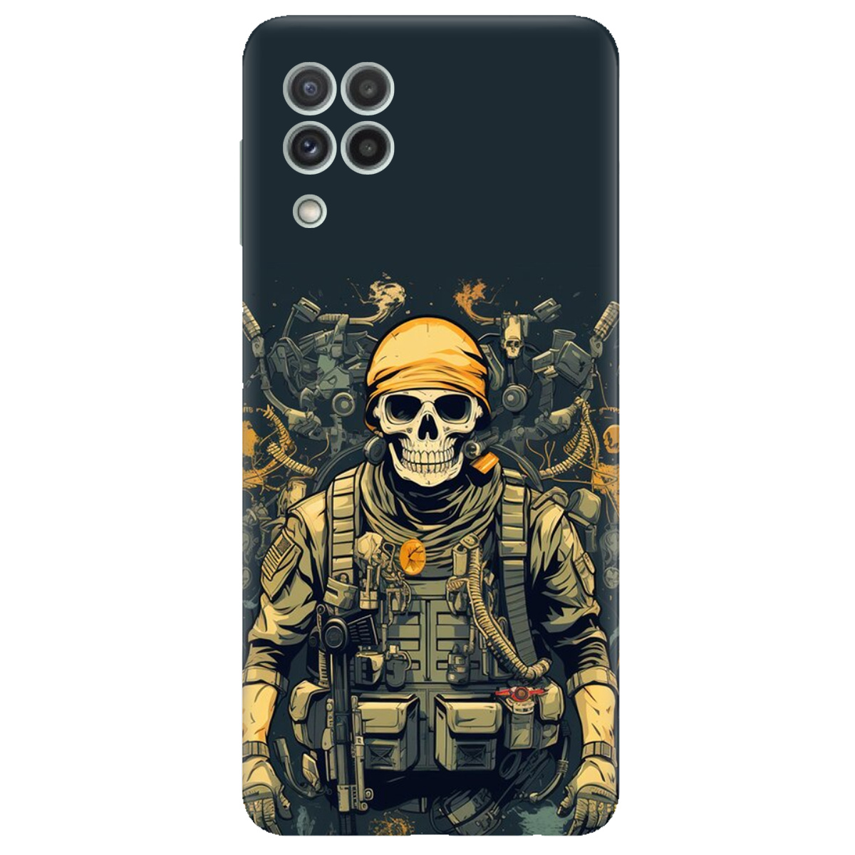 Чехол для Samsung Galaxy M22 прозрачный Душа бійця - фото 1 - Чехлы для телефонов