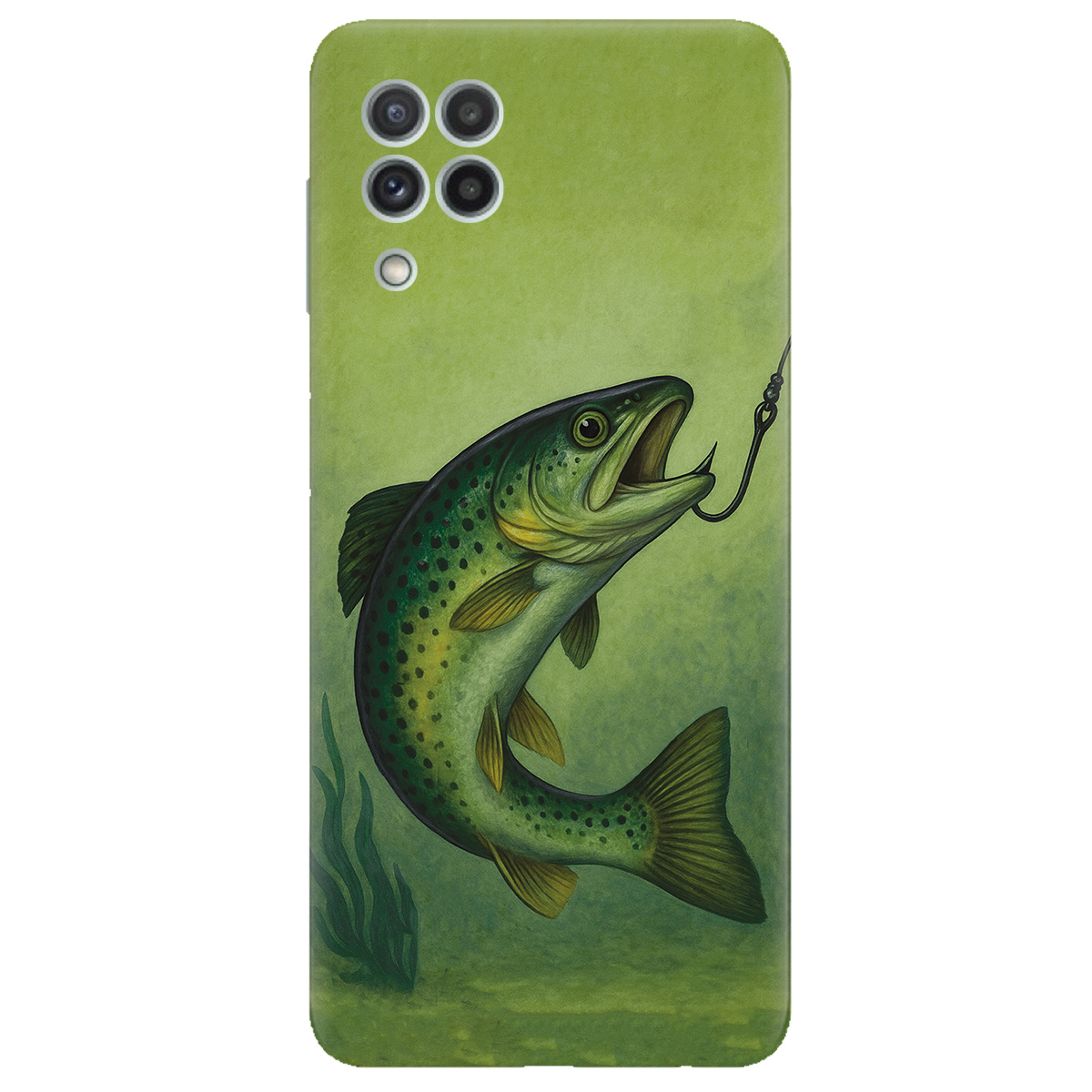 Чохол для Samsung Galaxy M22 прозорий Гачок удачі - фото 1 - Чохли для телефонів
