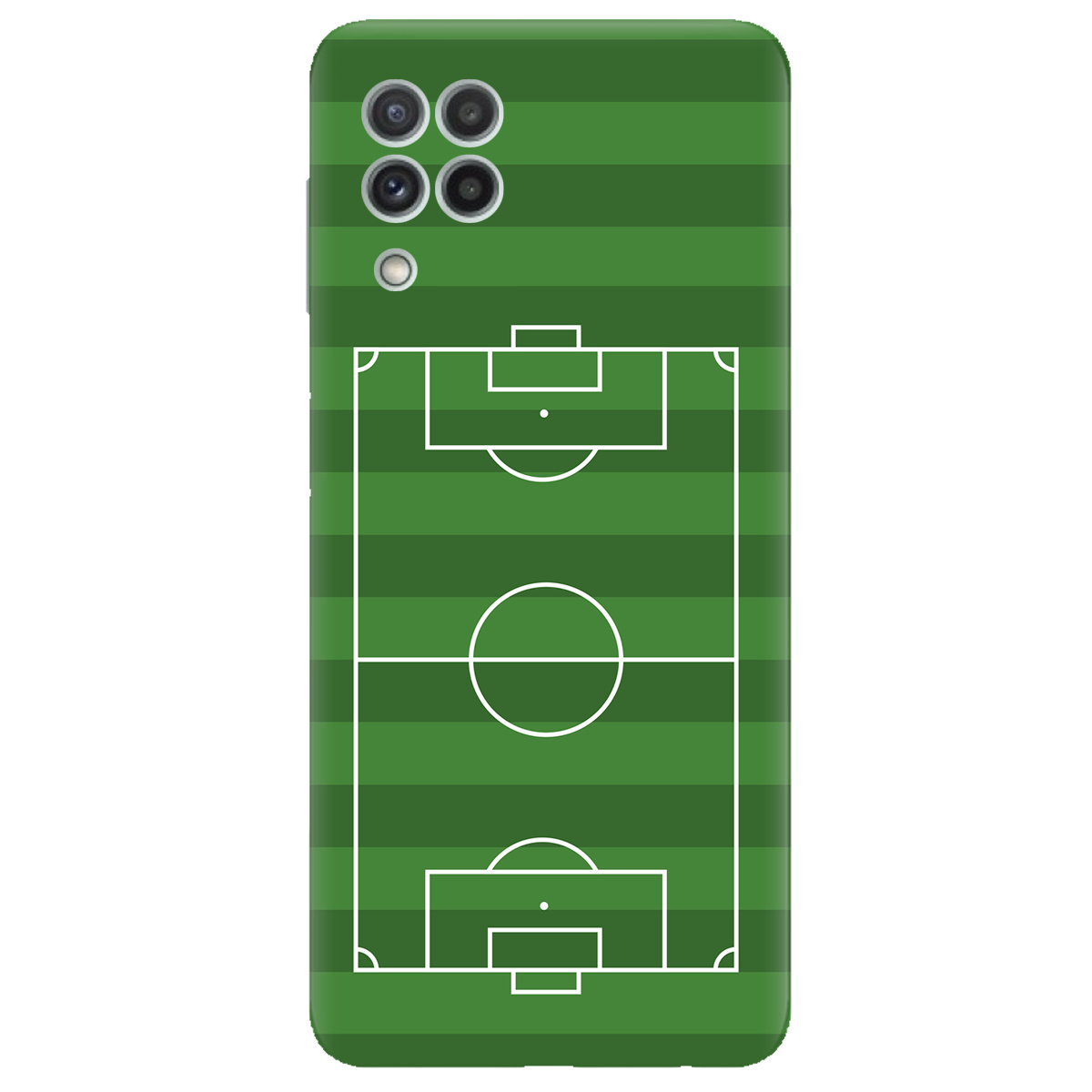 Чохол для Samsung Galaxy M22 прозорий Футбольне поле - фото 1 - Чохли для телефонів