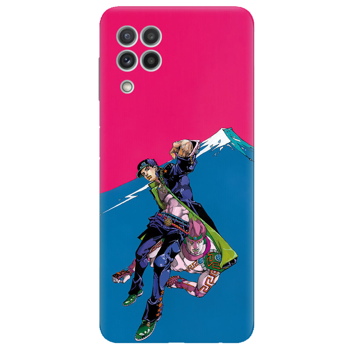 Чехол для Samsung Galaxy M22 прозрачный Джотаро Куджо JoJo - фото 1 - Чехлы для телефонов