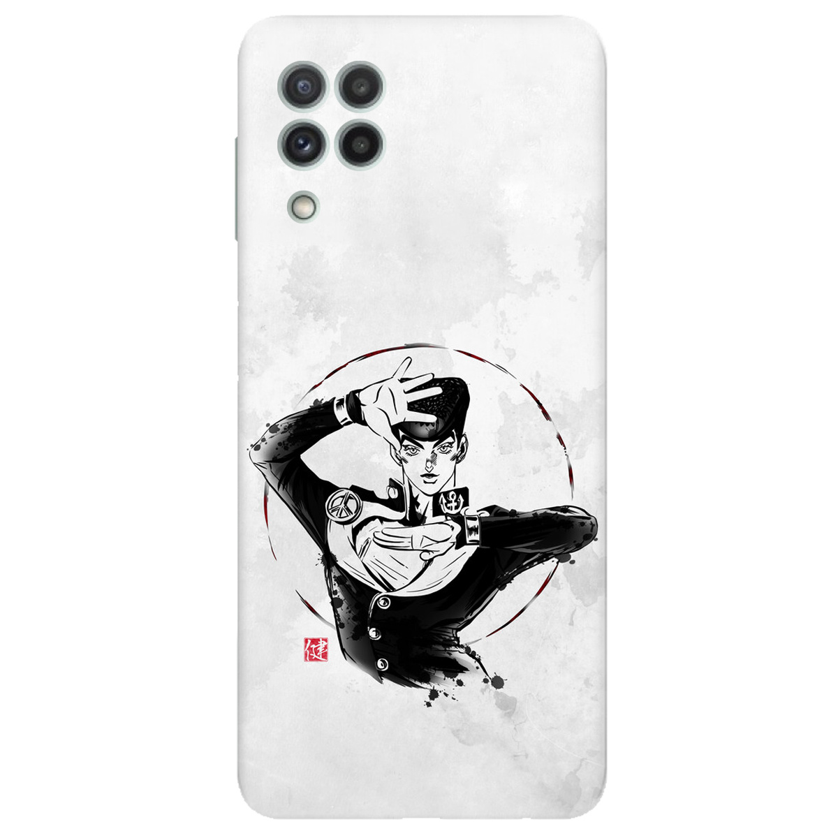 Чохол для Samsung Galaxy M32 прозорий Josuke Higashikata - фото 1 - Чохли для телефонів