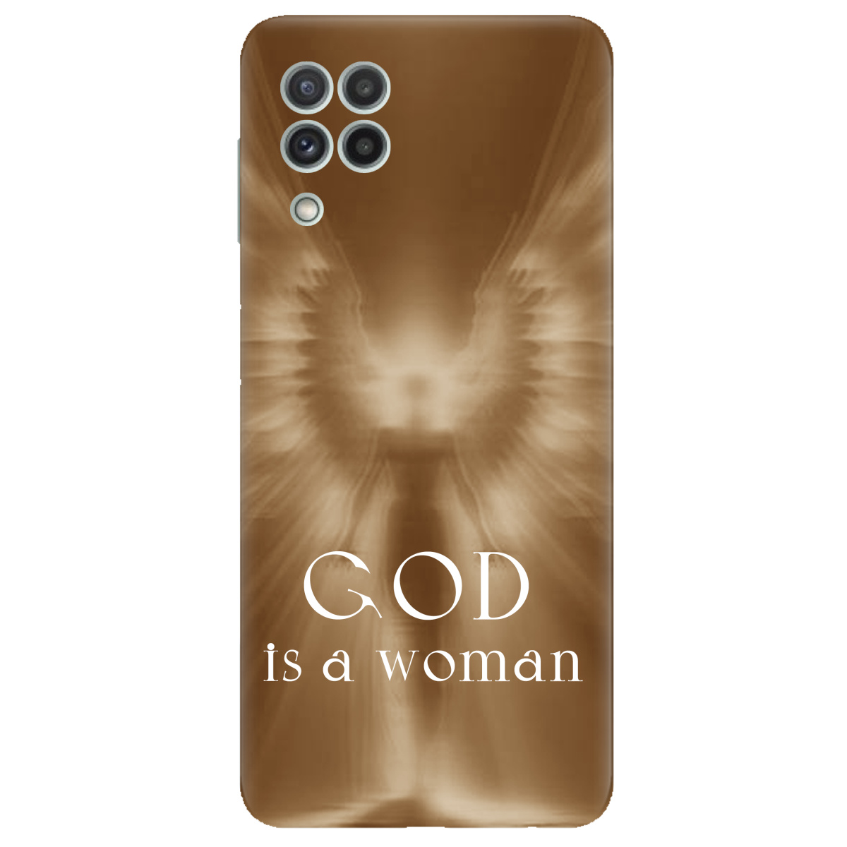 Чохол для Samsung Galaxy A22 4G прозорий Woman - фото 1 - Чохли для телефонів