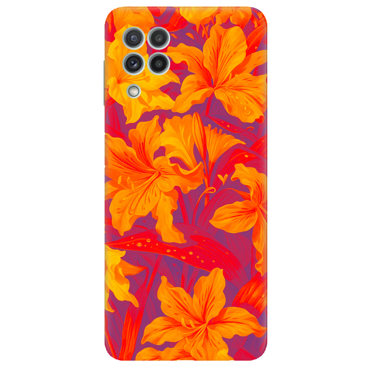 Чохол для Samsung Galaxy M32 прозорий Динаміка барв - фото 1 - Чохли для телефонів