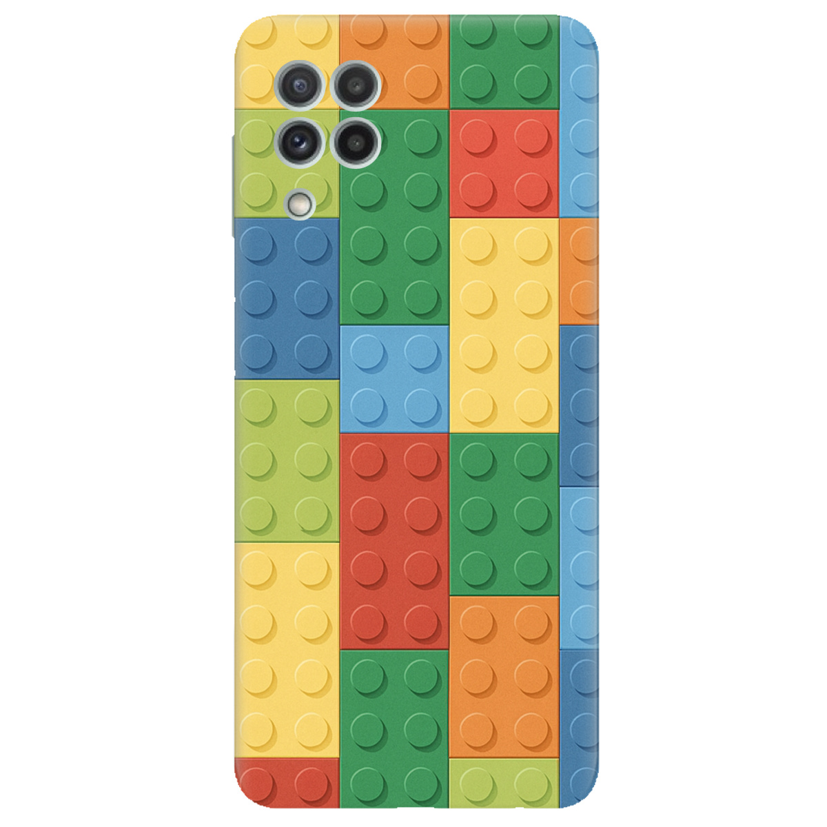 Чохол для Samsung Galaxy M22 прозорий Lego - фото 1 - Чохли для телефонів