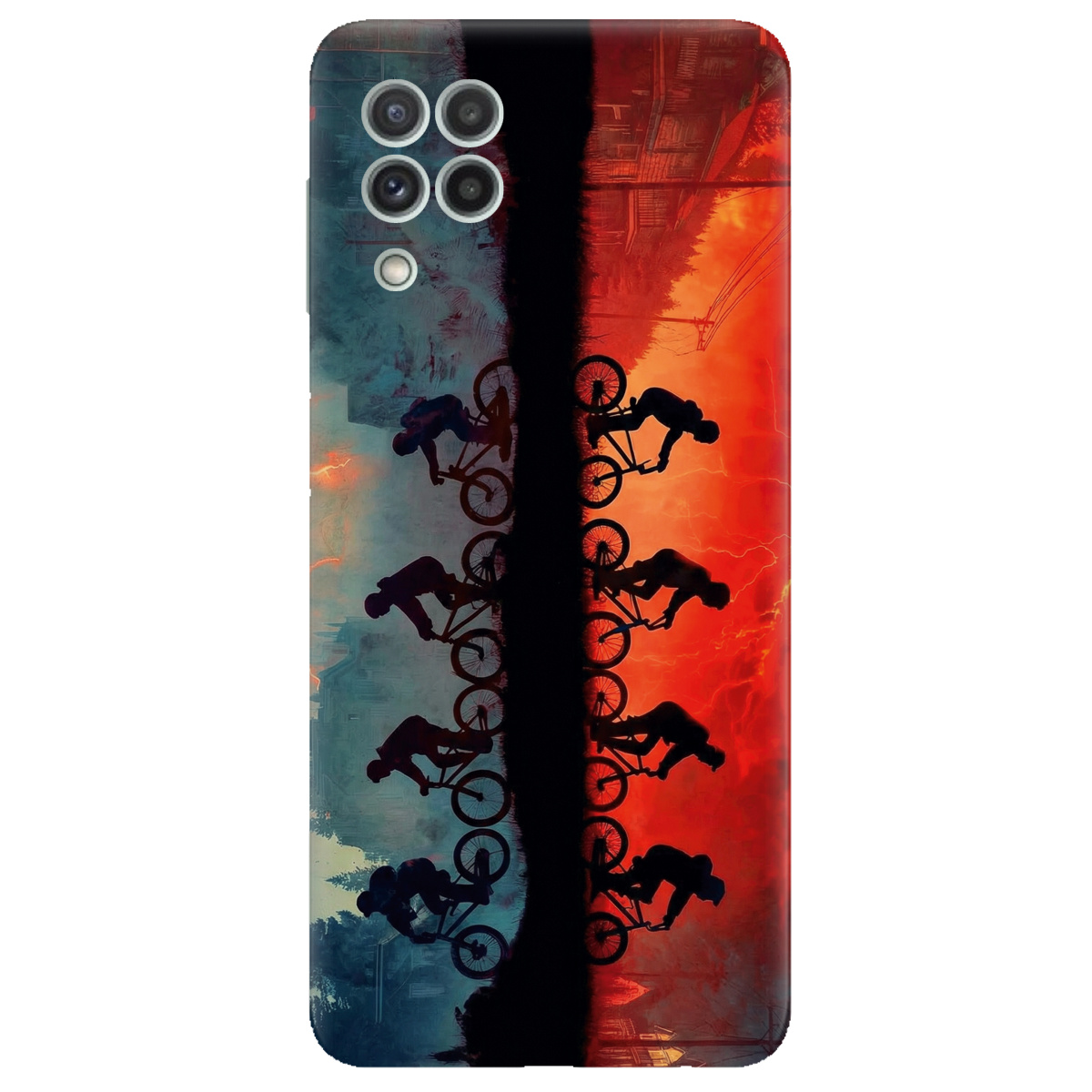 Чохол для Samsung Galaxy M32 прозорий Stranger Things Upside Down - фото 1 - Чохли для телефонів