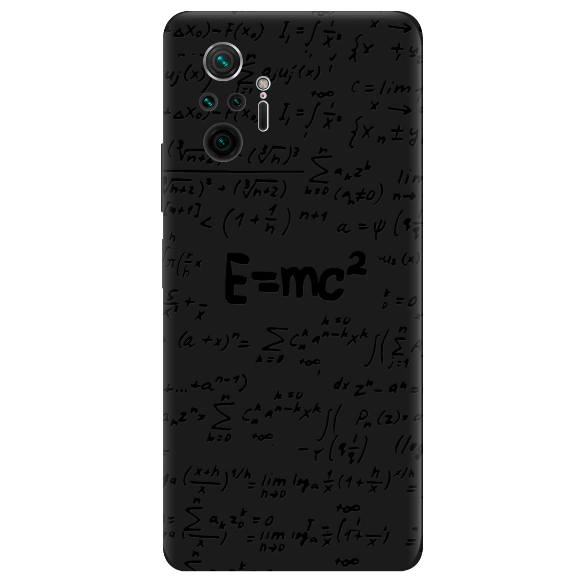 Чохол для Xiaomi Redmi Note 10 Pro чорний матовий soft touch Black Einstein - фото 1 - Чохли для телефонів