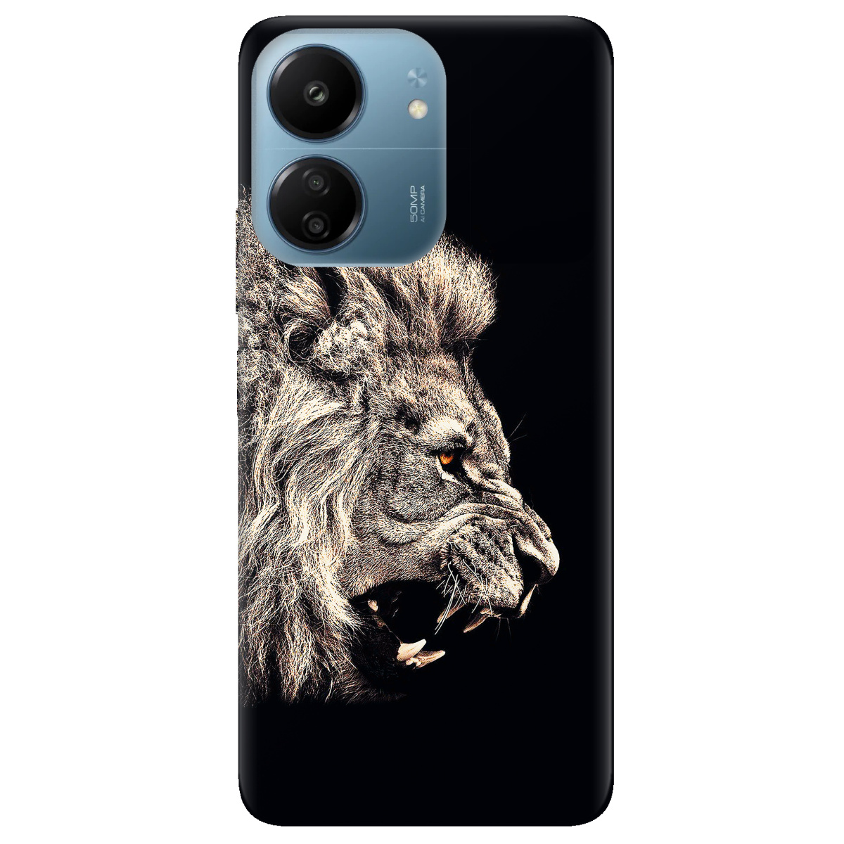 Чохол для Xiaomi Redmi 13C 4G прозорий LION - фото 1 - Чохли для телефонів