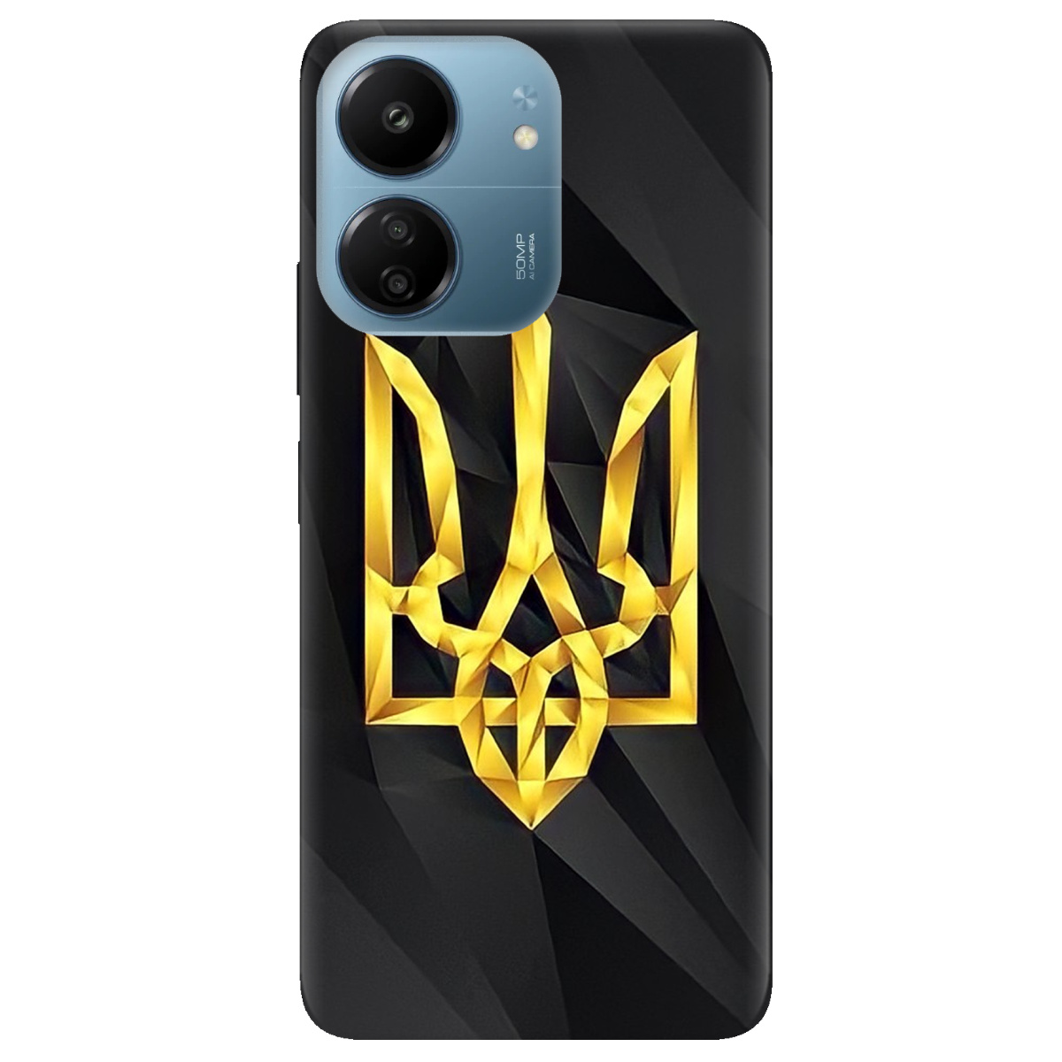 Чохол для Xiaomi Redmi 13C 4G прозорий Символ України - фото 1 - Чохли для телефонів