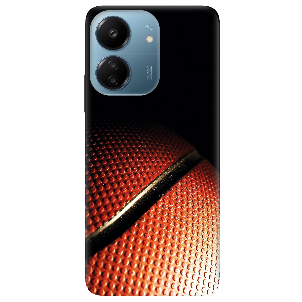 Чохол для Xiaomi Redmi 13C 4G прозорий М’яч у грі - фото 1 - Чохли для телефонів