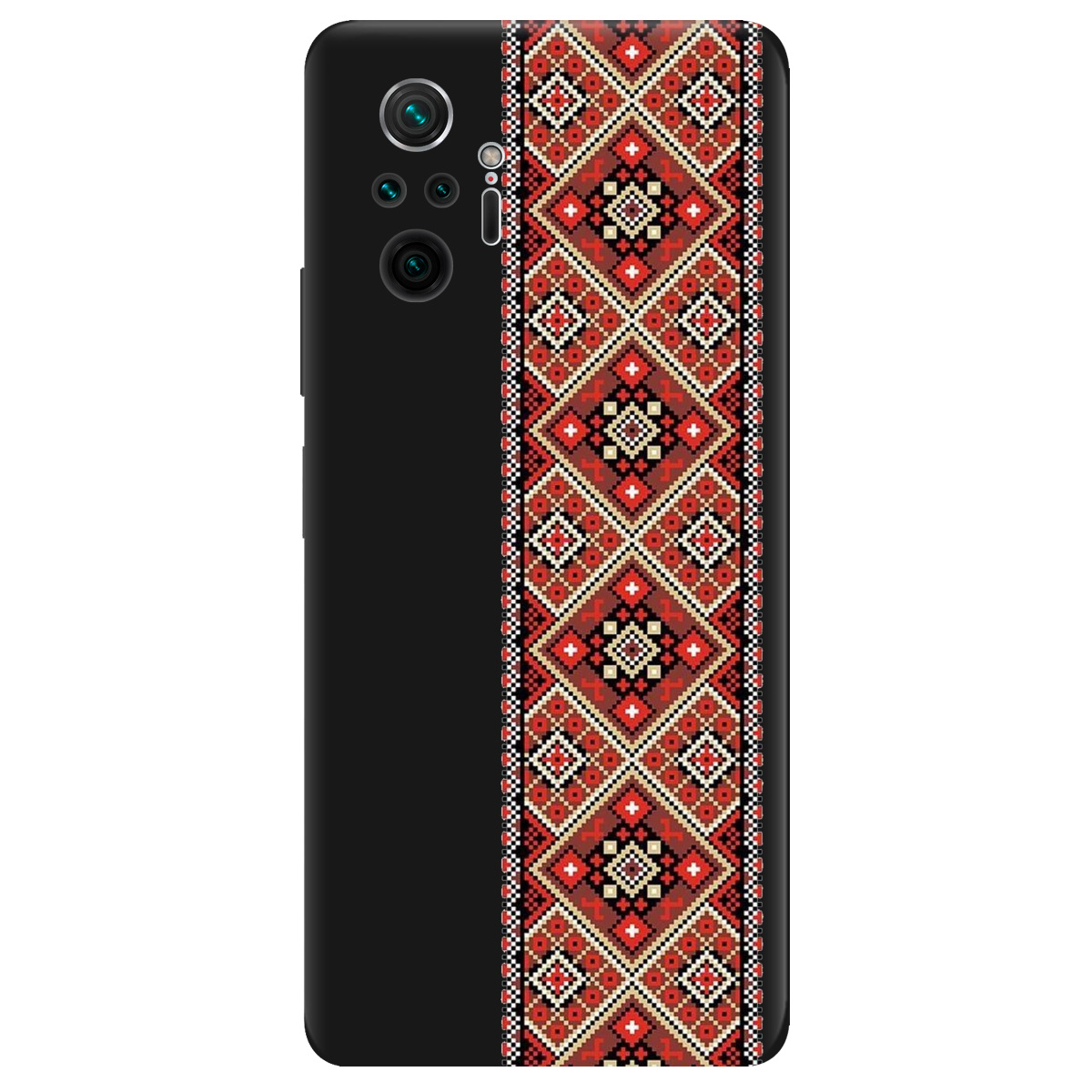 Чехол для Xiaomi Redmi Note 10 Pro черный матовый soft touch Вечная традиция - фото 1 - Чехлы для телефонов
