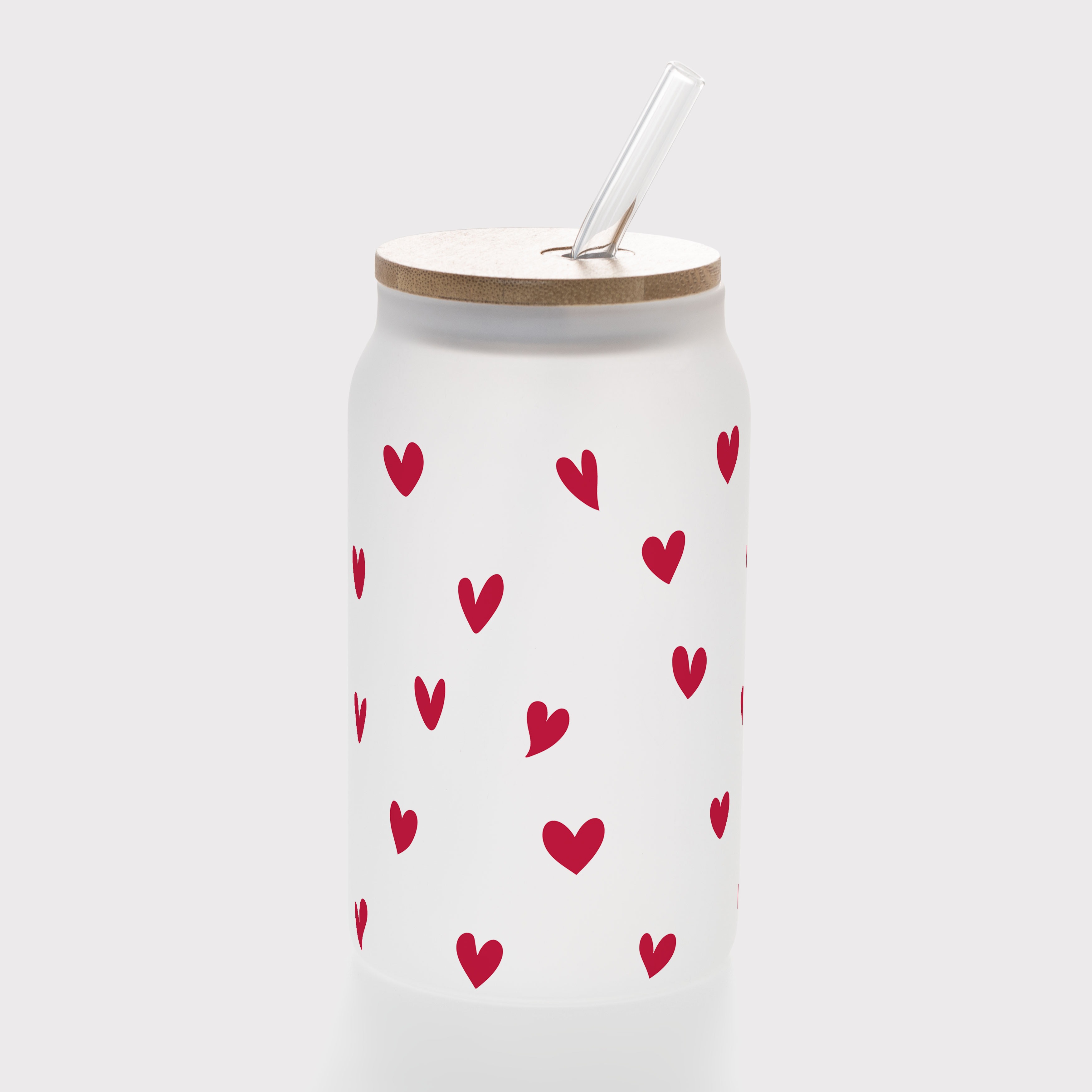 Банка зі скляною трубочкою і дерев'яною кришкою скляна матова (450 мл) Маленькі признання - фото 1 Банка зі скляною трубочкою і дерев'яною кришкою скляна матова (450 мл) Маленькі признання - фото 1 - Термочашки, термоси, фляги