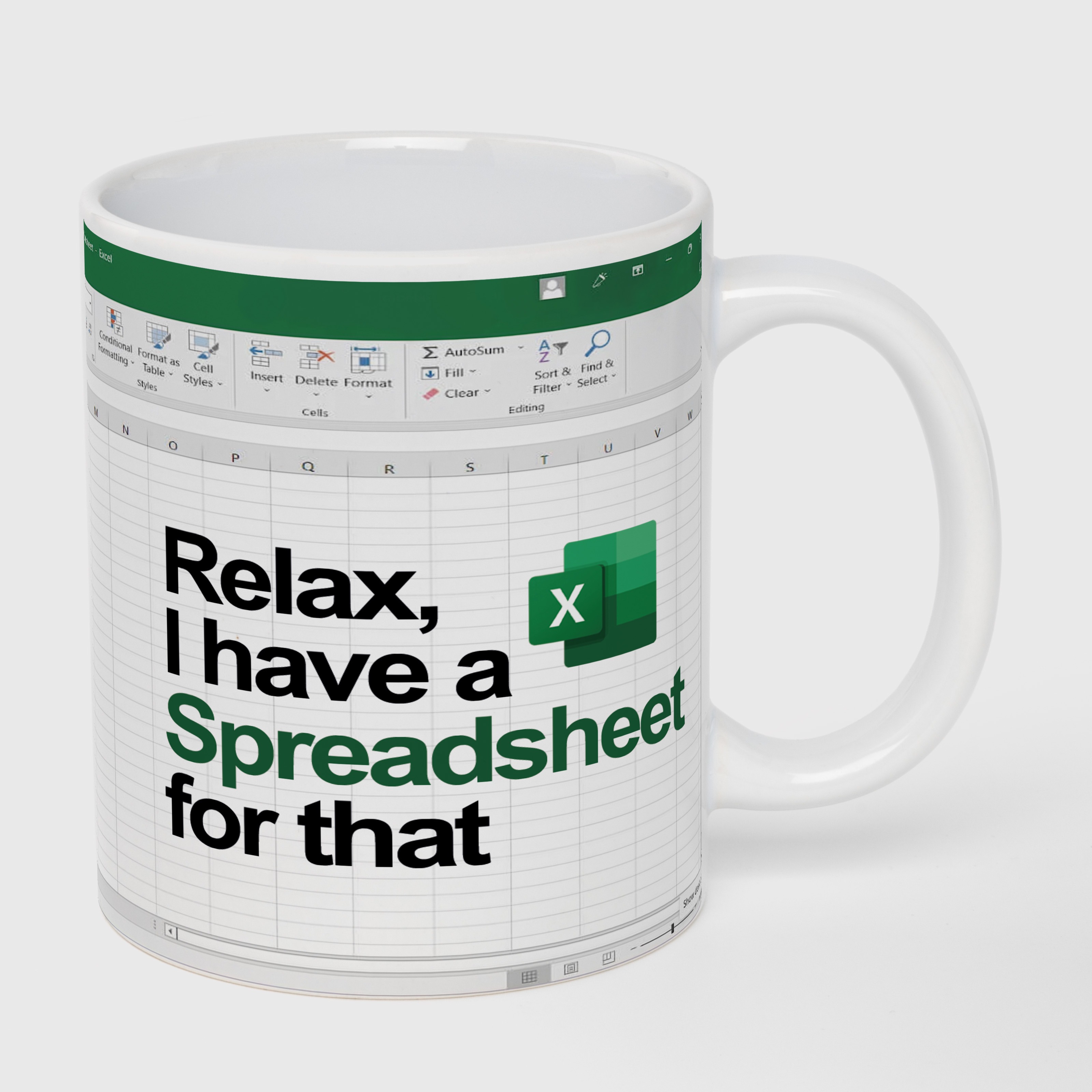 Чашка біла (330 мл) I have a spreadsheet - фото 1 Чашка біла (330 мл) I have a spreadsheet - фото 1 - Чашки