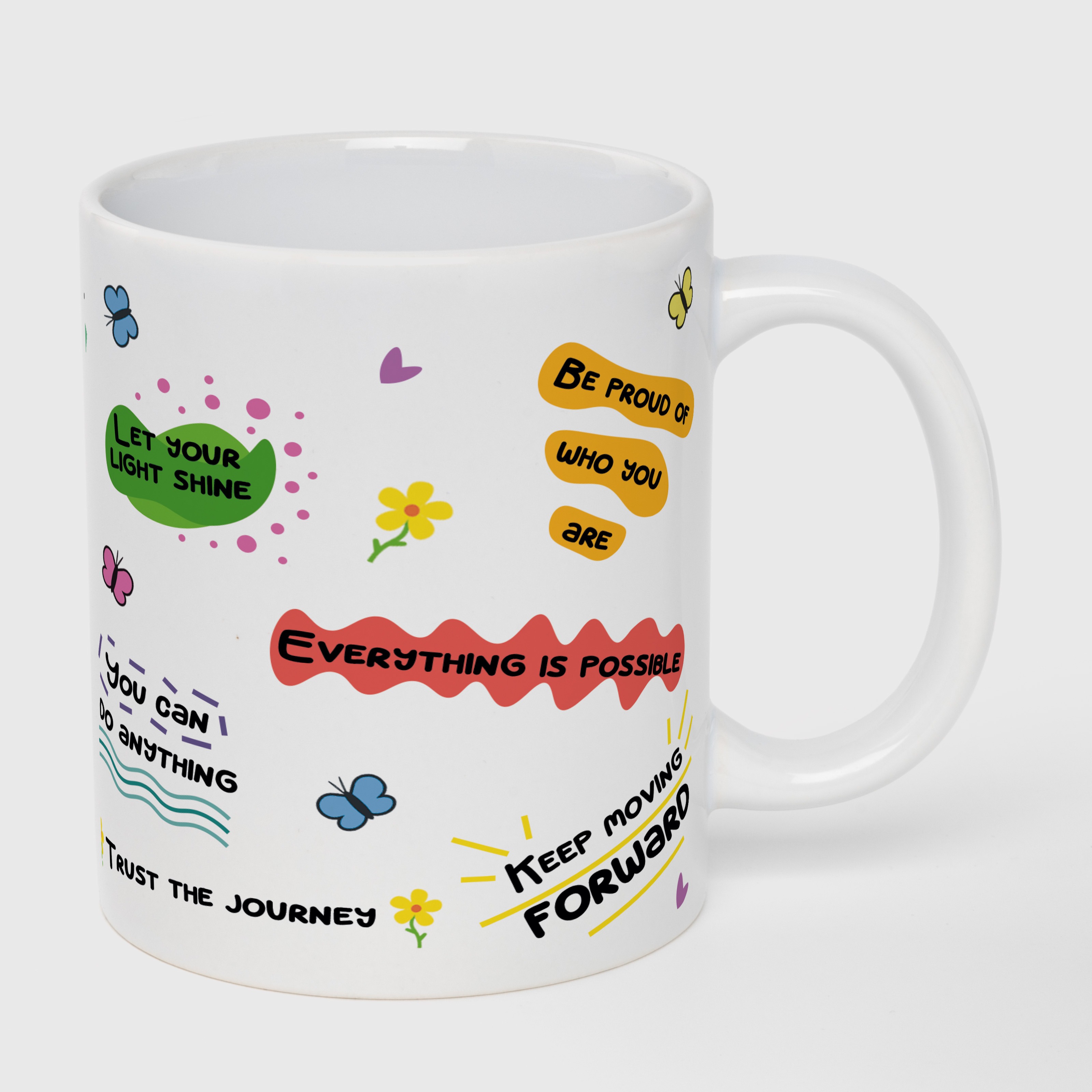 Кружка белая (330 мл) Motivation - фото 1 - Кружки