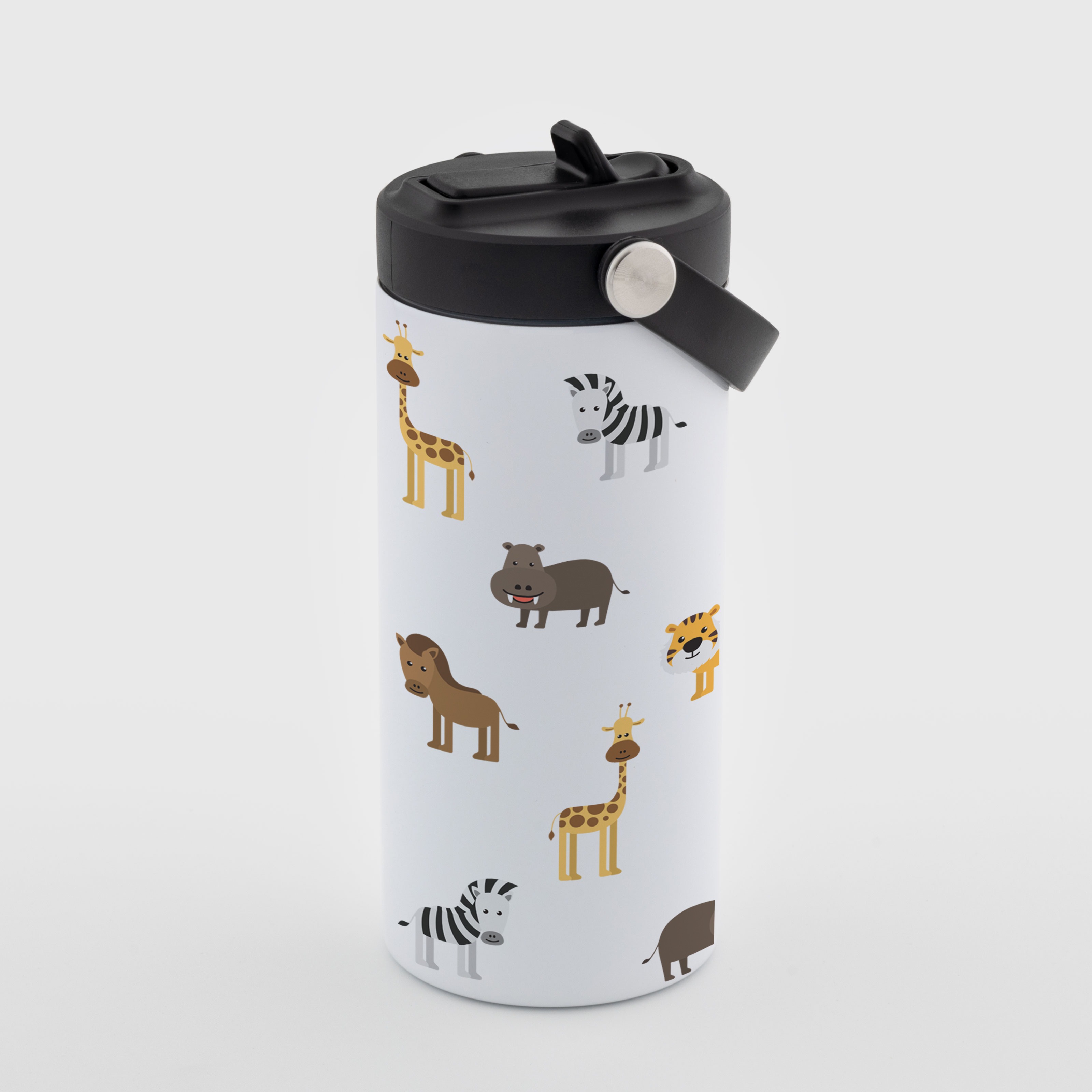 Термокружка "Starbucks" Style №3 белая (450 мл) Волшебный зоопарк - фото 1 - Термокружки, термосы, фляги