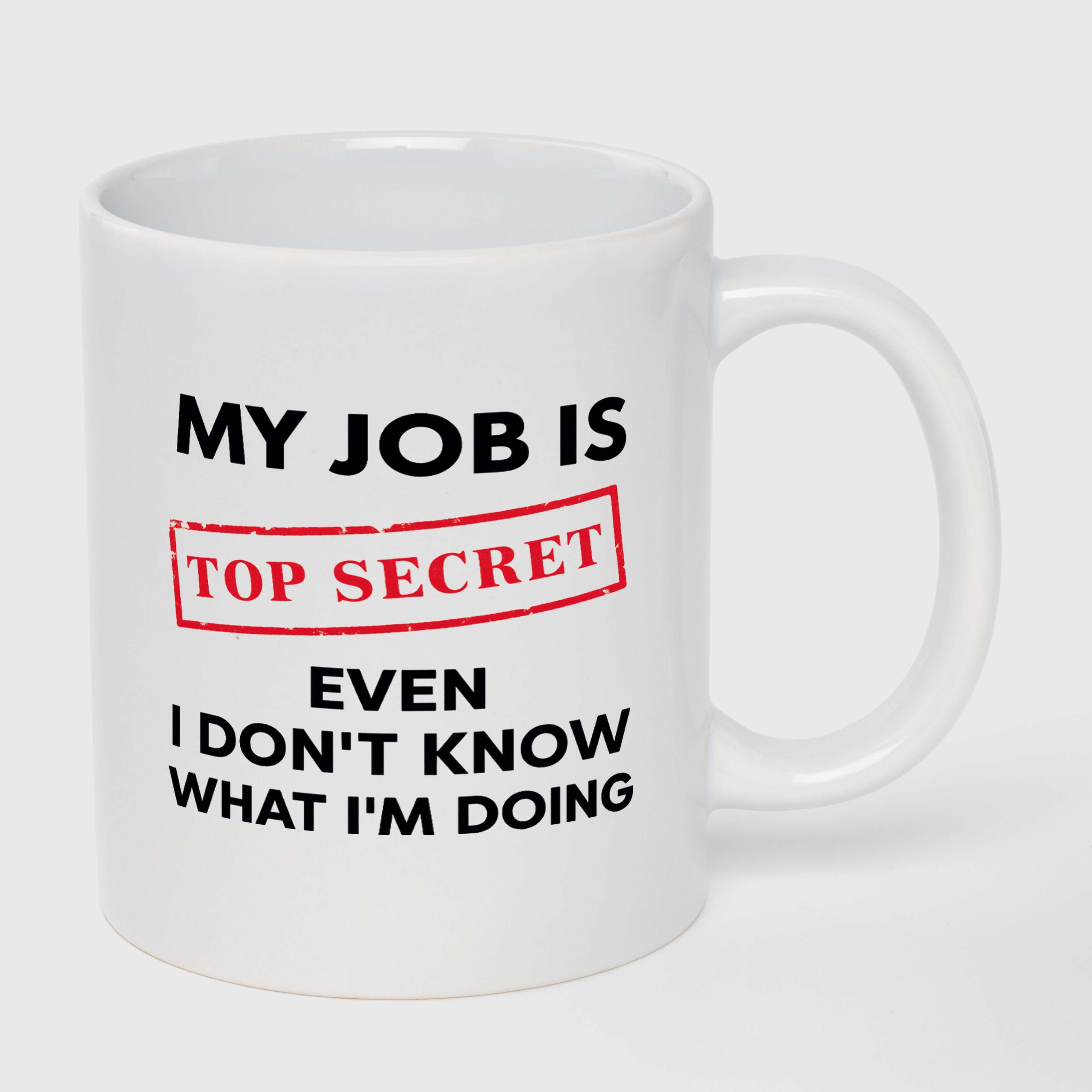 Кружка белая (330 мл) Top secret - фото 1 - Кружки