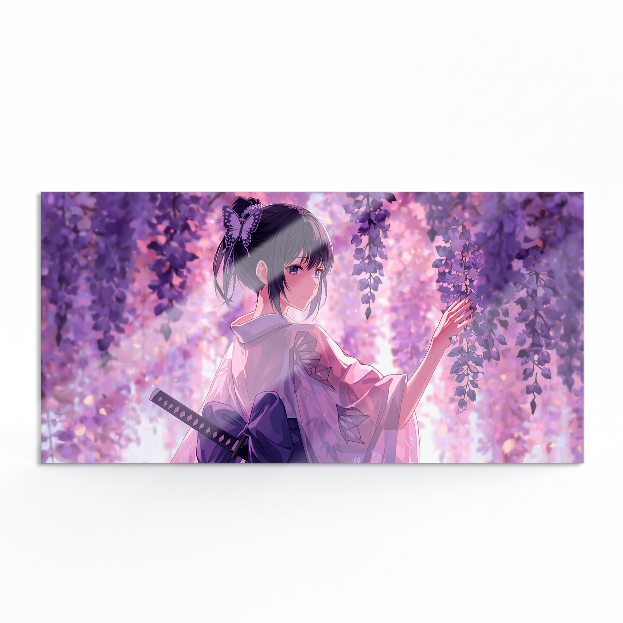 Картина металле глянцевая (30х60 см) Shinobu Kocho - фото 1 - Картины на метале