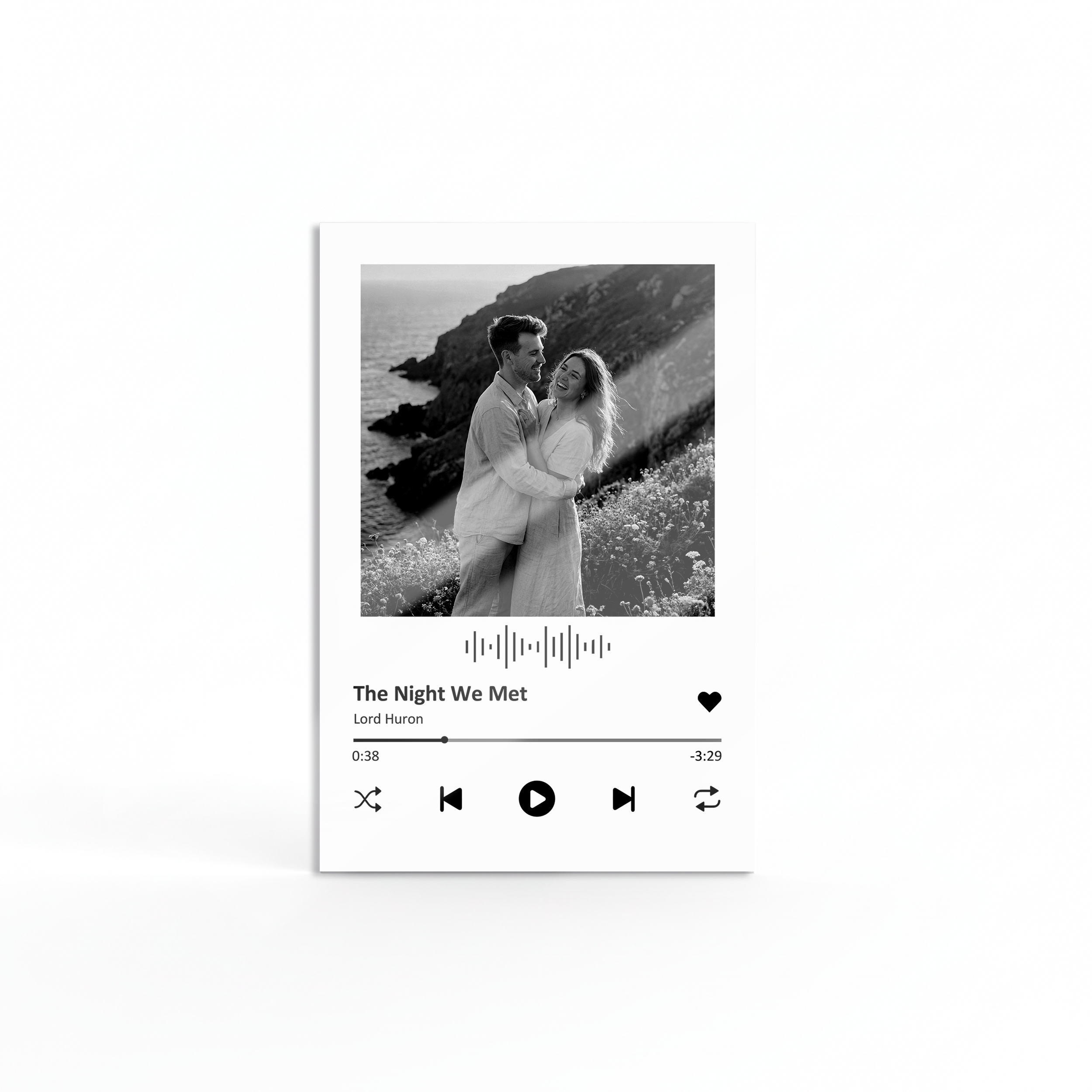 Картина на металле глянцевая (20х30 см) С вашим фото "Наша мелодия" - фото 1 - Картины на метале