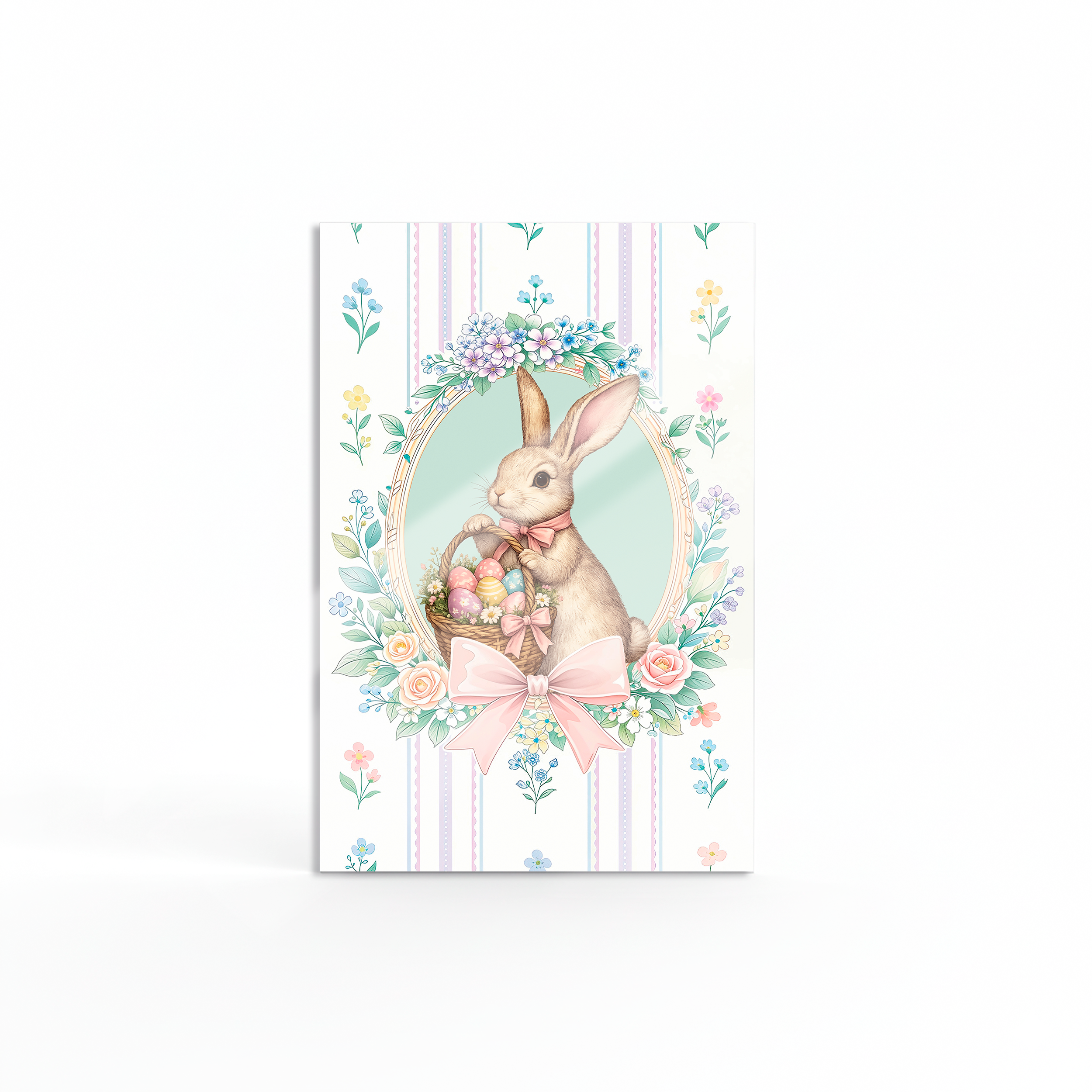 Картина на металі глянцева (20х30 см) Ніжний Великдень - фото 1 - Картини на металі